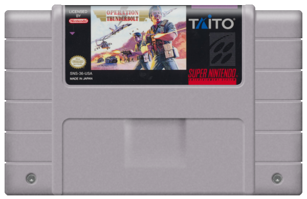 Operation Thunderbolt media 7 for Super Nintendo